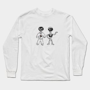 Robot friends Long Sleeve T-Shirt